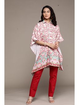 Aarke Ritu Kumar - Ecru Printed Kaftan Top