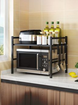 UMAI - Microwave Stand & Rack- Black