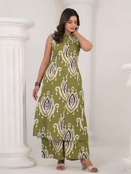 Autumnlane - Iti Fern Cotton Kurta with Pant (Set of 2)