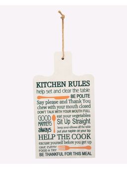 Voncasa - Wall Plaque in Color - White