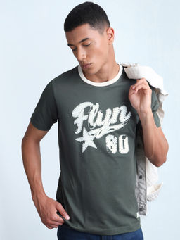Flying Machine - Men'S Graphic Brand Printed Regular Fit T-Shirt