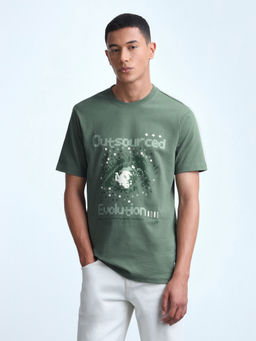Flying Machine - Men'S Graphic Printed Regular Fit T-Shirt
