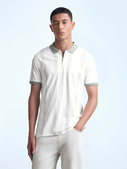 Flying Machine - Men'S Vertical Striped Regular Fit Polo T-Shirt