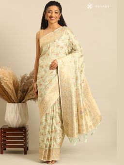 Taashi - Ivory Dastaan Saree