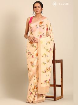 Taashi - Apricot Twilight Saree