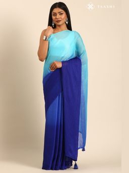 Taashi - Deep-Sea Lustre Saree