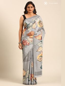 Taashi - Smoky Ochre Saree