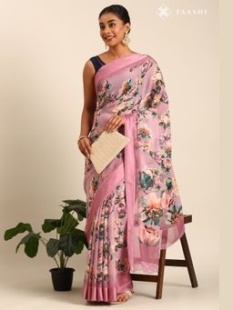 Taashi - Orchid Canvas Wash Saree