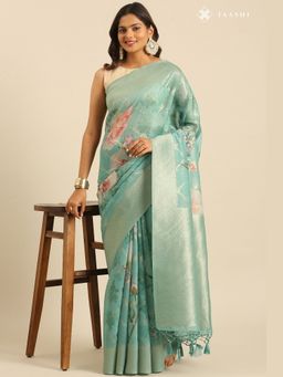 Taashi - Verdant Vow Saree