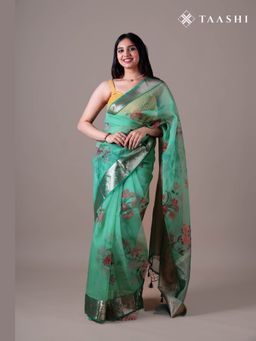 Taashi - Verdant Halo Saree