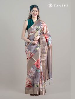 Taashi - Twilight Wisteria Saree