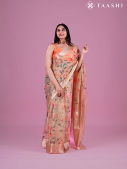 Taashi - The Peach Enclave Saree