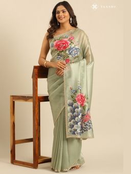 Taashi - Rosewood Sanctuary Saree