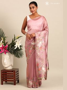 Taashi - Roseate Luminary Saree