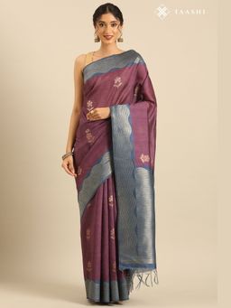 Taashi - The Golden Cluster Saree