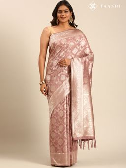 Taashi - The Fossilized Frond Saree