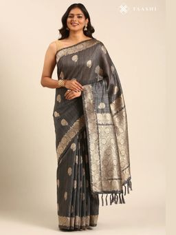 Taashi - Embroidered Flora Saree
