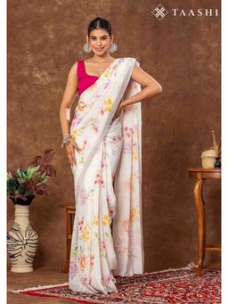 Taashi - The Opal Flora Saree