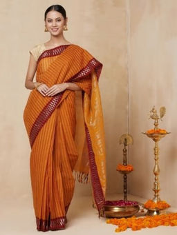 Fabindia - Cotton Woven Loom Sari