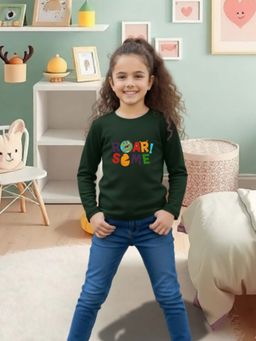 RIGO - Green Cotton Round Neck T-Shirt