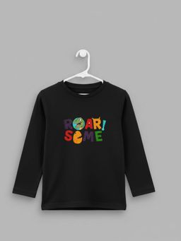 RIGO - Black Cotton Round Neck T-Shirt