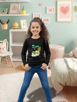 RIGO - Black Cotton Round Neck T-Shirt