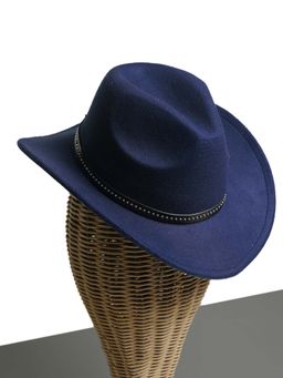 CHOKORE - Unisex Iconic & Classy Solid Blue Cowboy Hat