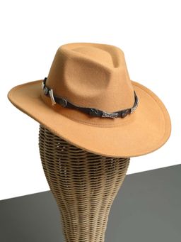 CHOKORE - Unisex Classic & Comfortable Solid Beige Cowboy Hat
