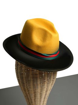 CHOKORE - Unisex Classic Double-Tone Colorblock Multi-Color Fedora Hat