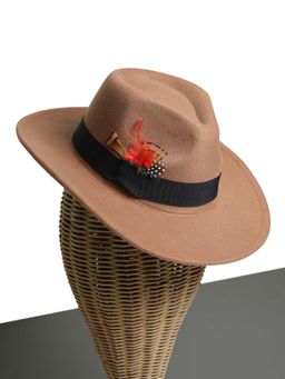 CHOKORE - Unisex Classic & Comfortable Solid Beige Cowboy Hat
