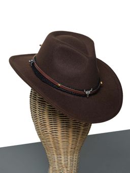 CHOKORE - Unisex American Solid Brown Cowboy Hat