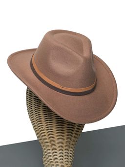 CHOKORE - Unisex Classic Comfortable Solid Beige Cowboy Hat