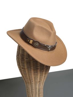 CHOKORE - Unisex Outdoor Solid Beige Cowboy Hat