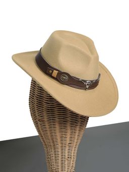 CHOKORE - Unisex Classic Solid Beige Cowboy Hat