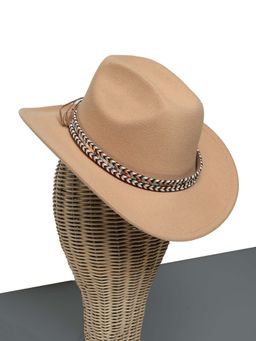 CHOKORE - Unisex Classic Solid Brown Cowboy Hat