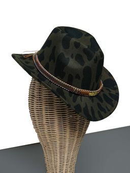CHOKORE - Unisex Casual Solid Green Cowboy Hat