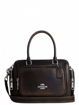 Coach - Black/Brown Rowan Small Satchel