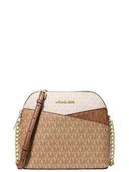 Michael Kors - Brown Multi Jet Set Travel Medium Crossbody Bag