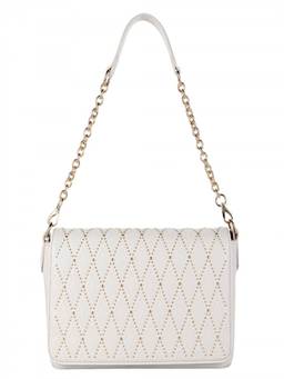 Mario Valentino - White Nebraska Medium Shoulder Bag