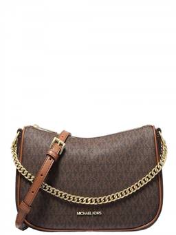 Michael Kors - Dark Brown Carmela Convertible Medium Crossbody Bag