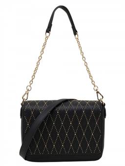 Mario Valentino - Black Nebraska Medium Shoulder Bag