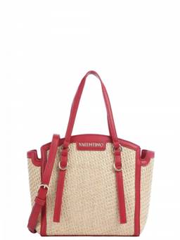 Mario Valentino - Biege/Red Demetra Small Satchel