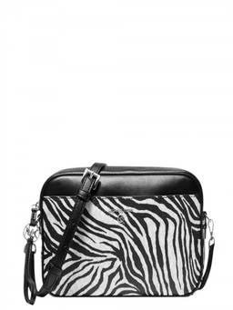 Michael Kors - BlackWhite Jet Set Charm Medium Crossbody Bag