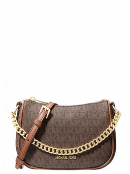 Michael Kors - Dark Brown Carmela Convertible Small Crossbody Bag