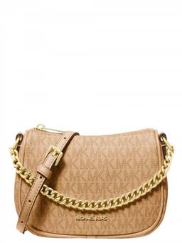 Michael Kors - Light Brown Carmela Convertible Small Crossbody Bag