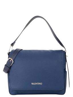 Mario Valentino - Dark Blue Peonies Large Shoulder Bag