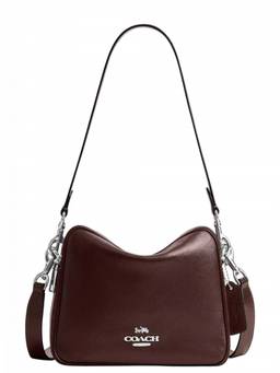 Coach - Dark Brown Carey Small Crossbody Bag