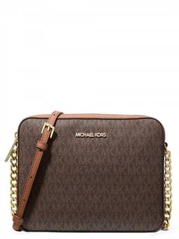 Michael Kors - Dark Brown Jet Set Large Crossbody Bag