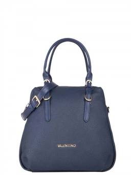 Mario Valentino - Navy Blue Botaniko Re Large Satchel