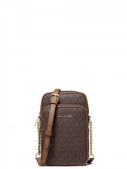 Michael Kors - Dark Brown Jet Set Travel Medium Crossbody Bag